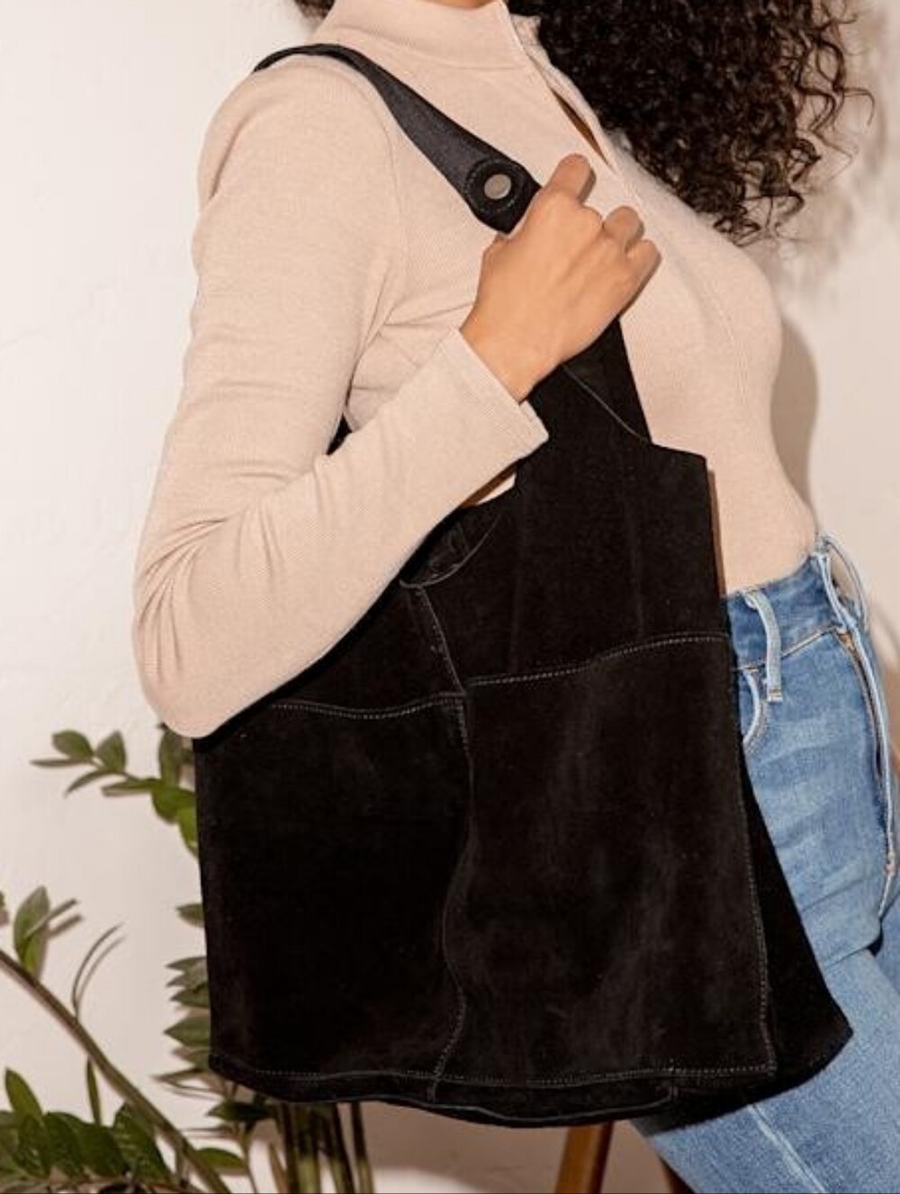 Free People Paris Suede Tote
